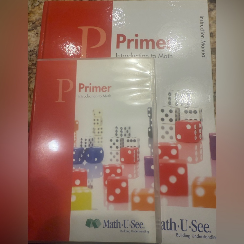 Math u see primer set book and dvd
